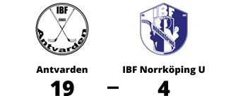 Målfest för Antvarden hemma mot IBF Norrköping U