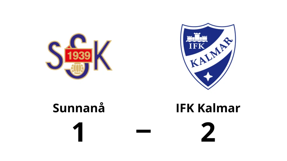 Sunnanå förlorade mot IFK Kalmar