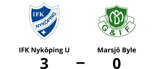 IFK Nyköping U vann efter Albin Anderssons dubbel
