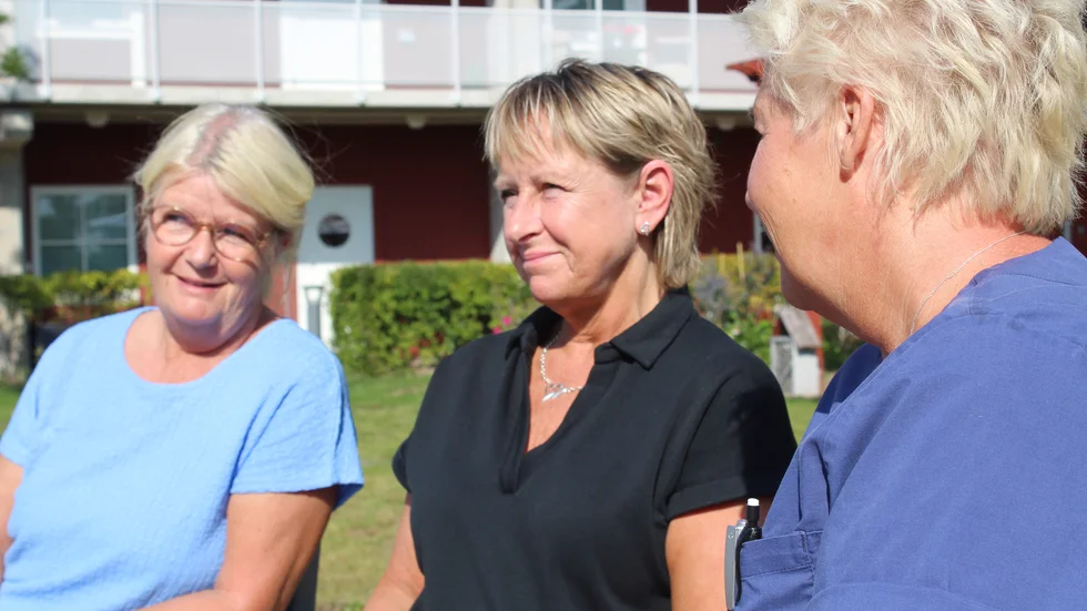Cecilia Bewernick, Caroline Andersson och Camilla Strand vill fortsätta hjälpa dementa som Silviasystrar. "Vi brinner ju för det här. De ska ha livskvalitet, det är en fruktansvärd sjukdom", säger Camilla.