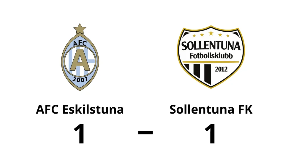 AFC Eskilstuna spelade lika mot Sollentuna FK