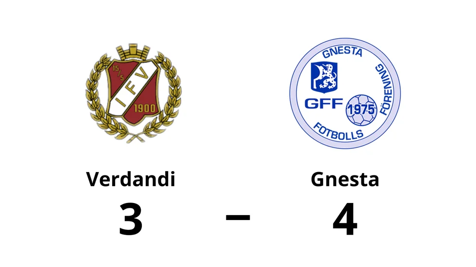 IF Verdandi förlorade mot Gnesta