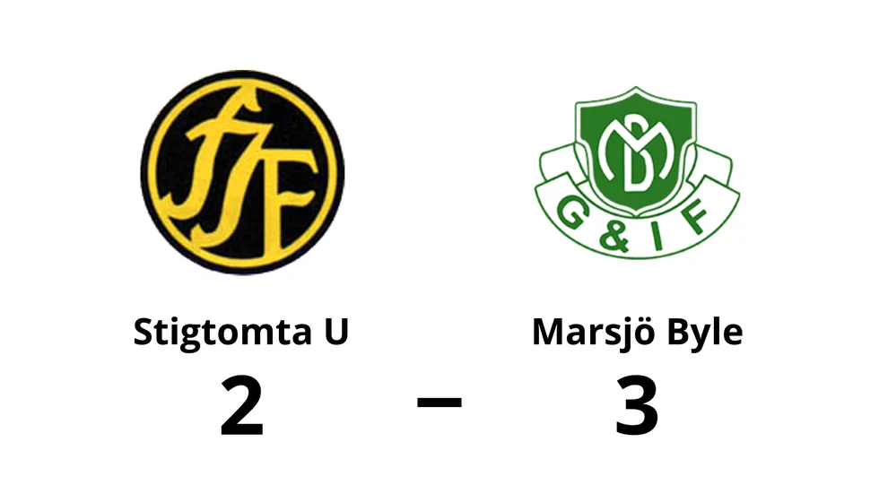 Stigtomta IF U förlorade mot Marsjö-Byle GoIF
