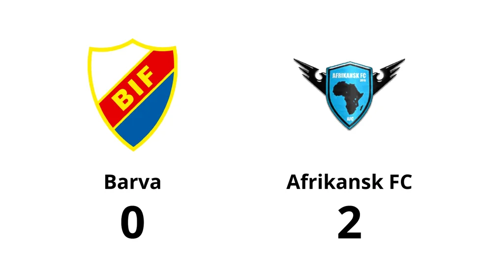 Barva IF förlorade mot Afrikansk FC
