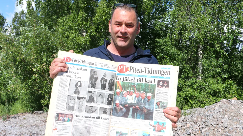 1996 blev Patrik Lundberg Älvsbymannen med hela svenska folket och hamnade i ett mediadrev där han fick representera machomannen från norr. I dag skrattar han åt spektaklet.