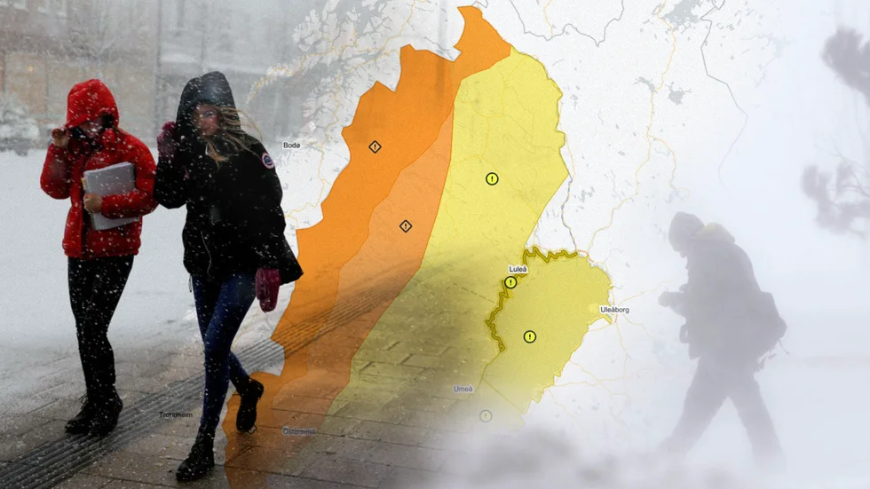 Det blir stormigt i stora delar av Norrbotten under torsdagen. 