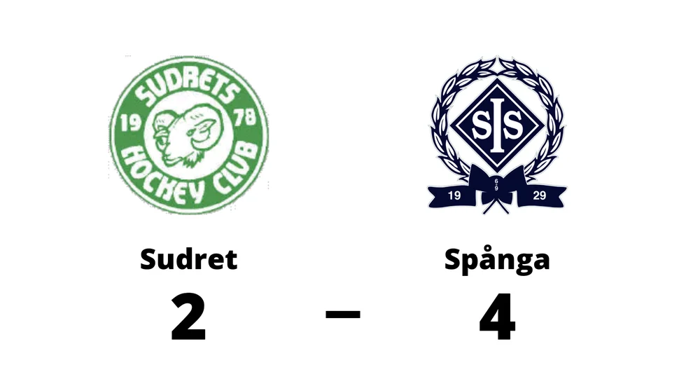 Sudrets HC förlorade mot Spånga IS IK