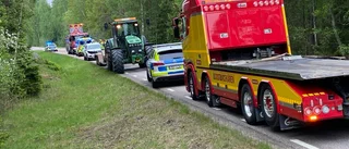 En person skadad efter trafikolycka – flera fordon inblandade