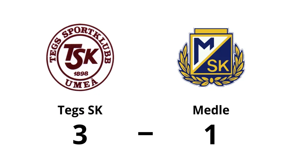 Tegs SK Fotboll vann mot Medle SK