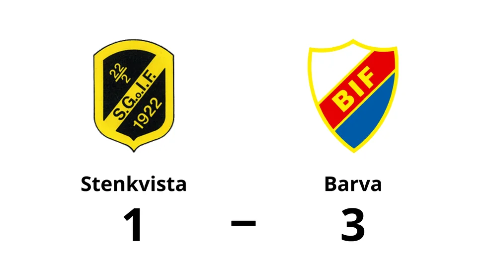 Stenkvista GoIF förlorade mot Barva IF