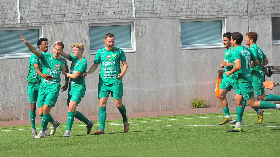 Spelarna i Bodens BK fick jubla på nytt.