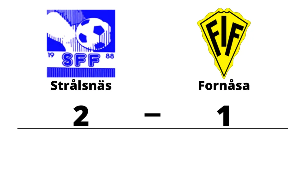 Strålsnäs FF vann mot Fornåsa IF