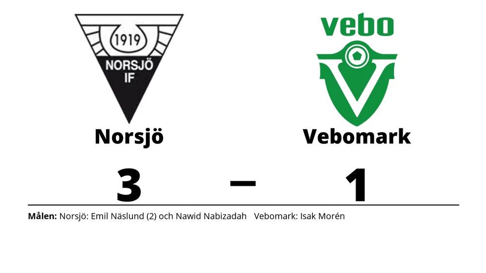Norsjö IF vann mot Vebomarks IF