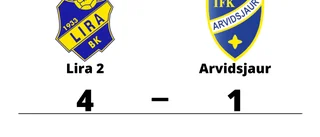 Arvidsjaur föll mot Lira 2