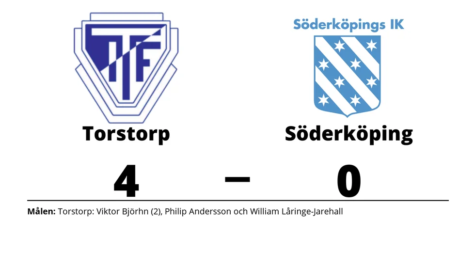 Torstorps IF vann mot Söderköpings IK