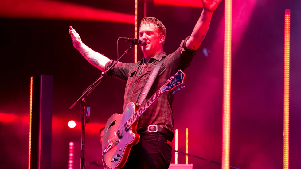 Josh Homme berättar i en intervju att han i fjol diagnostiserades med cancer. Arkivbild.