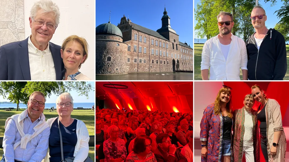 Konsert med Jojje Wadenius, Martin Östergren och Helen Sjöholm på Vadstena slott. 