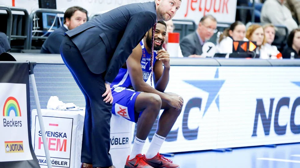 Nöjd. BC Luleås coach Peter Öqvist var nöjd med vad laget visade upp i den andra halvleken.