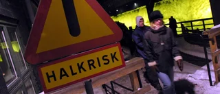 Halkvarning i Kiruna