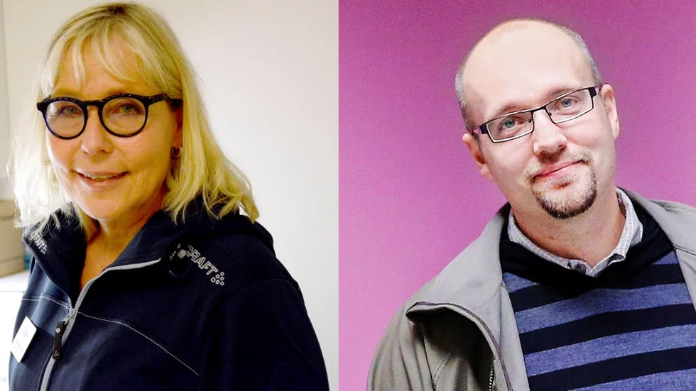 Kirsten Pettersson Hallman, Gällivare hälsocentral, och Urban Mikko, vårdcentralen Norrahamn, kräver rättvisa förutsättningar för de privata vårdföretagen.