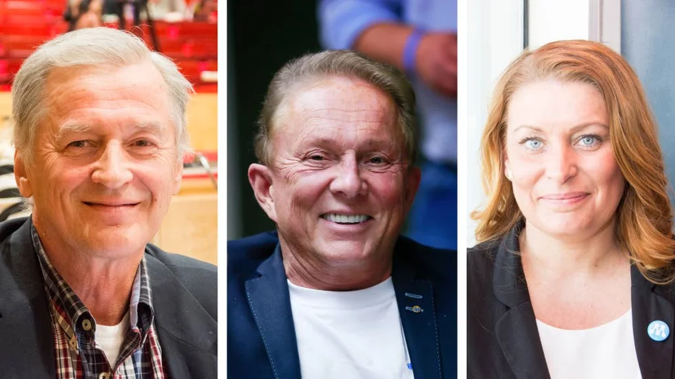 Blivande regionråden Nils-Olov Lindfors (C), Kenneth Backgård (SJVP) och Linda Frohm (M) kan komma att sjösätta en utredning med målet att förändra sjukvårdens organisation.