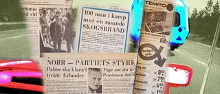 26 juni 1969: Trivselkväll, skogsbrand och Palme