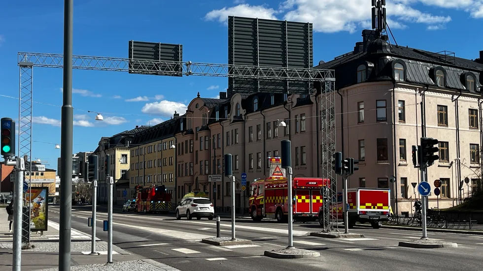 En cyklist blev på onsdagseftermiddagen påkörd vid Storgatan i centrala Linköping.