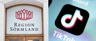 Region Sörmland till personalen: "Avinstallera Tiktok"
