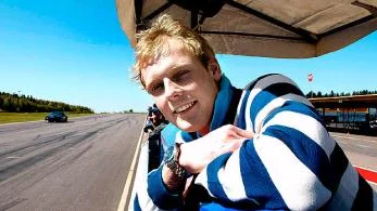 Edward Sandström gör en spännande STCC-debut på sin favoritbana Mantorp Park.  Han har längtat länge. Bild: JOHNNY GUSTAVSSON