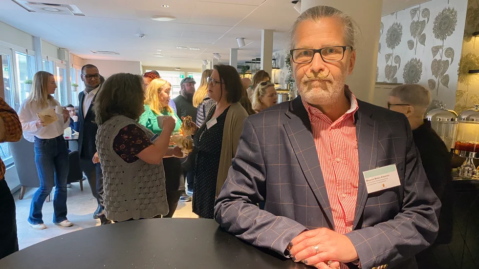 Magnus Mateo Edström på länsstyrelsen var en av personerna bakom seminariet om värmeböljor.