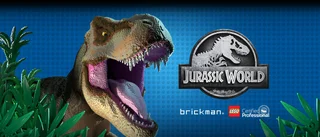 Jurassic World by Brickman.  Begränsat antal biljetter till 20% rabatt.