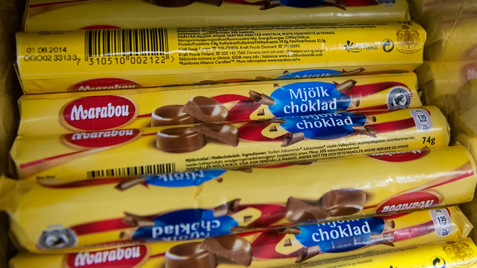 Mondelez står bland annat bakom varumärket Marabou i Sverige. Arkivbild.