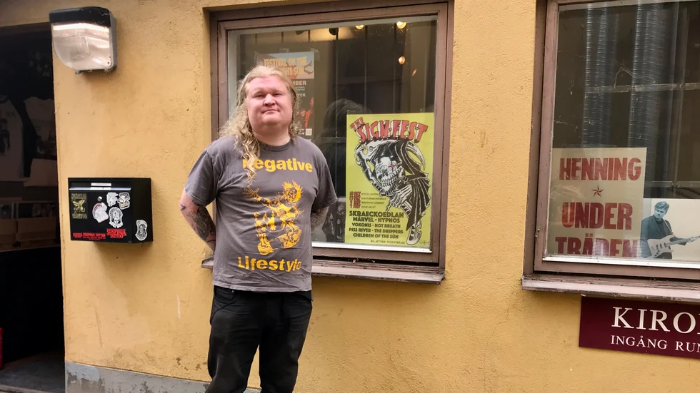 Gaphals har sitt kontor på innergården bakom Corren-huset. "När man arbetar med kultur handlar det om att sprida det man gör och det man brinner för, och att få andra att bli involverade i samma sak", säger Kaj Sivervik från Gaphals.