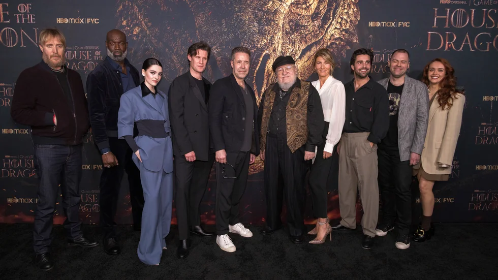 En skådespelarstrejk i Hollywood skulle kunna påverka flera tv-produktioner i Europa, bland annat "House of the dragon". Arkivbild.