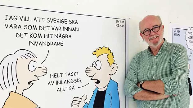 Ulf Ivar Nilsson har 30 000 följare på Facebook – och inga planer på att lägga av. "Samhället får skärpa sig först", säger han. 