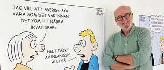Satirtecknare: "Kommer inte lägga ned innan samhället skärpt sig"