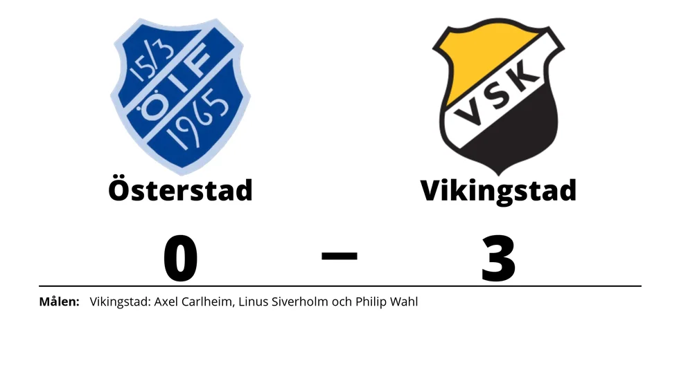 Österstads IF förlorade mot Vikingstad SK