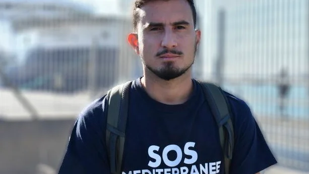 Francesco Creazzo vid hjälporganisationen SOS Méditerranée, som jobbar med att undsätta nödställda i Medelhavet.