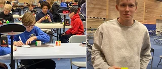 Rubiks kub-fest i Uppsala • Han vann – löste kuben på 7 sekunder