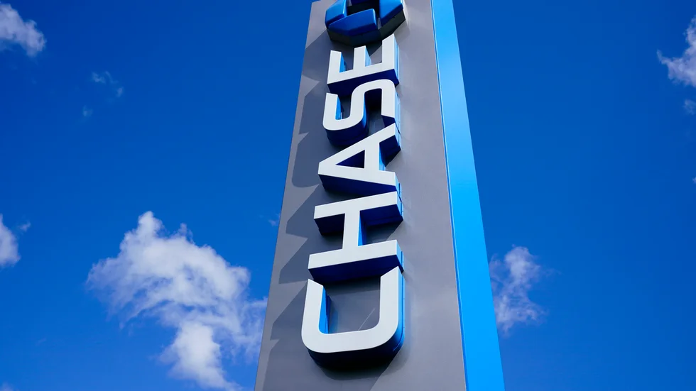 Aktien i JP Morgan Chase steg sedan storbanken tagit över merparten av kriskonkurrenten First Republic Bank. Arkivbild.