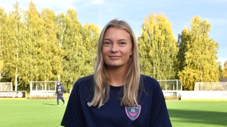 Agnes Schönfeldt slog till som fyramålsskytt när Skellefteå FC krossade Luleå Fotboll 2.