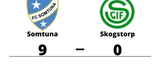 Tung förlust för Skogstorp borta mot Somtuna