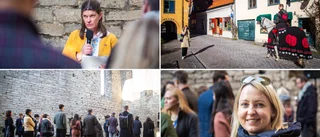 EU:s budgetmöte på Gotland invigdes med pompa och ståt