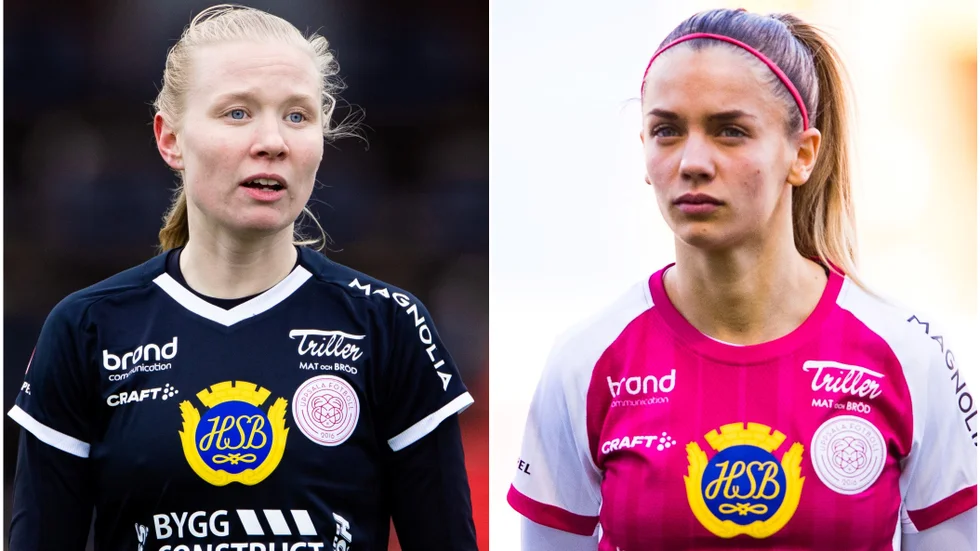 Elin Rombing och Johanna Renmark spelar båda i allsvenska Uppsala där det nu är kaos.