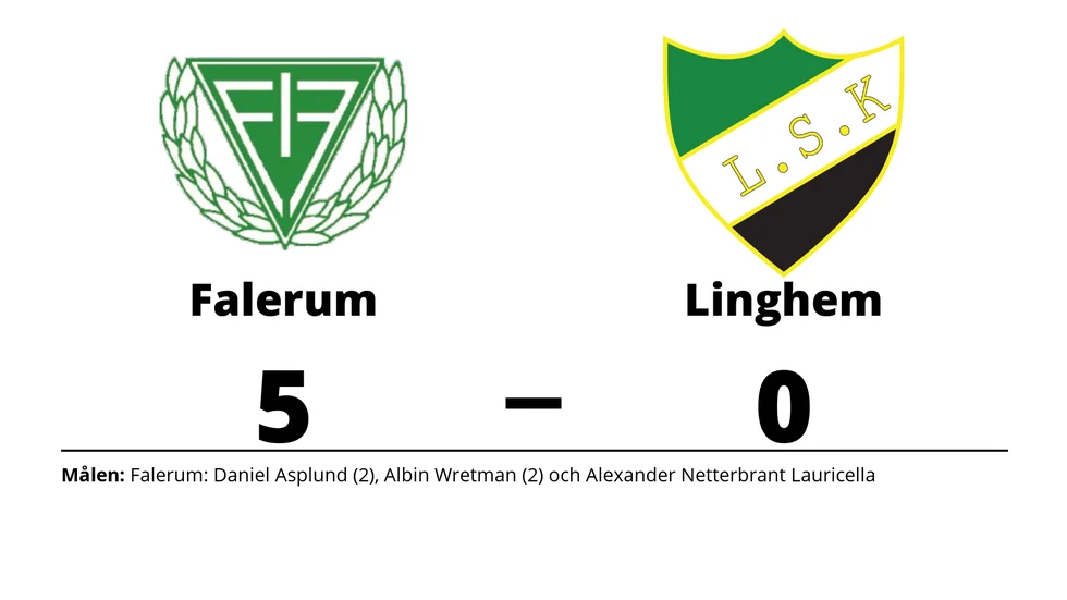 Falerums IF vann mot Linghems SK