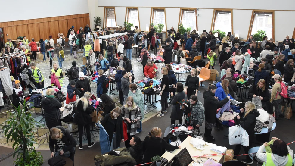 Klädbytardagen i Luleå brukar locka hundratals människor, enligt arrangörerna. Och på lördag är det dags igen. (Bild från ett tidigare år).