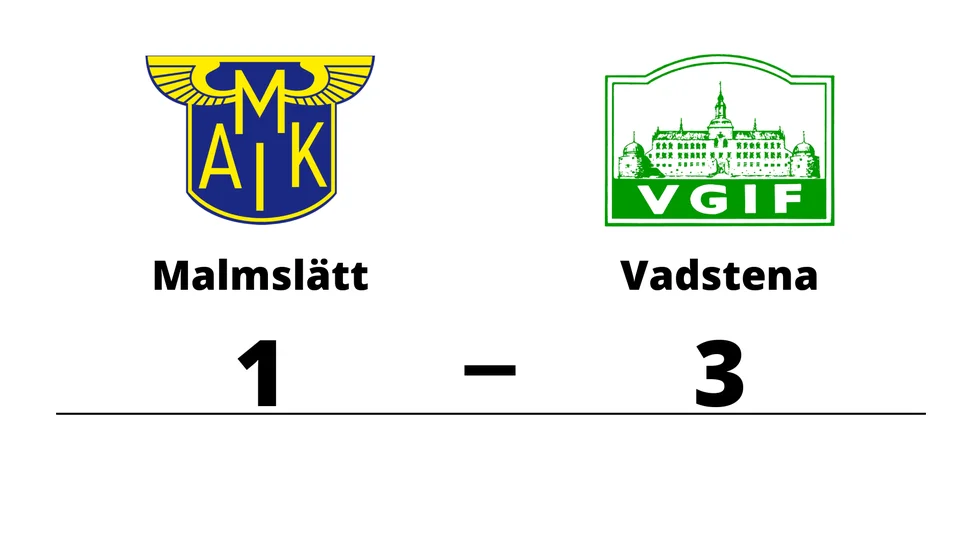 Malmslätts AIK förlorade mot Vadstena GIF