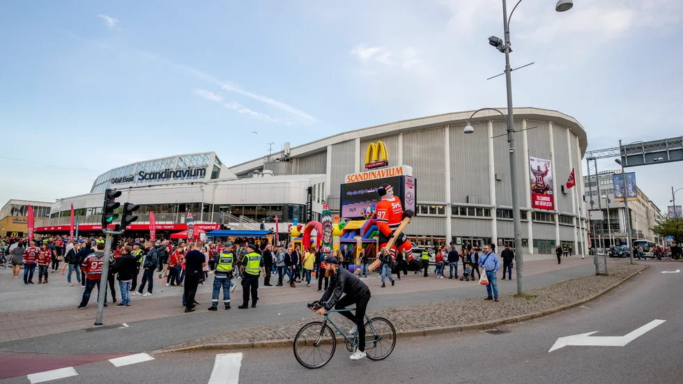 Frölunda får spela kvar i Scandinavium tills en ny arena finns klar. Arkivbild.