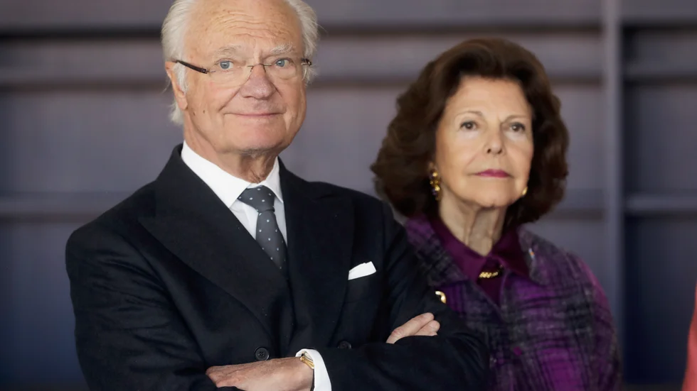 Kung Carl XVI Gustaf och drottning Silvia. Arkivbild.