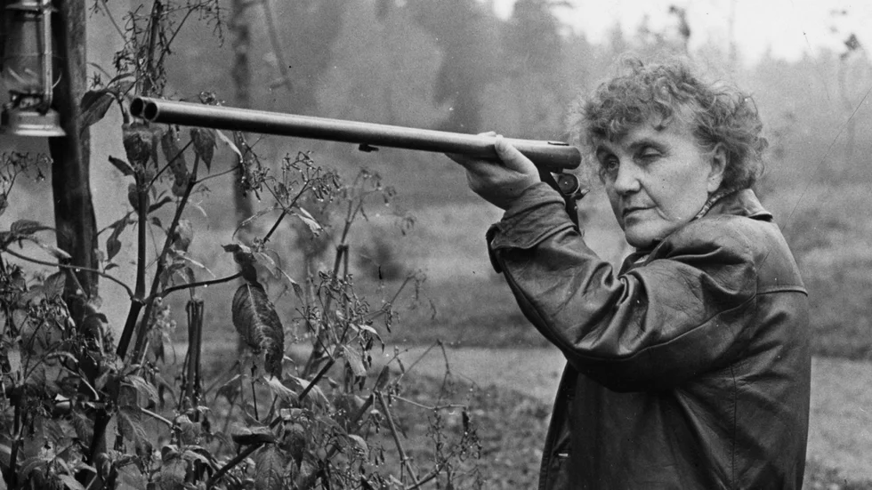 Moa Martinson synar hagelbrakaren. Hon sköt alltid skarpt i sina romaner. 